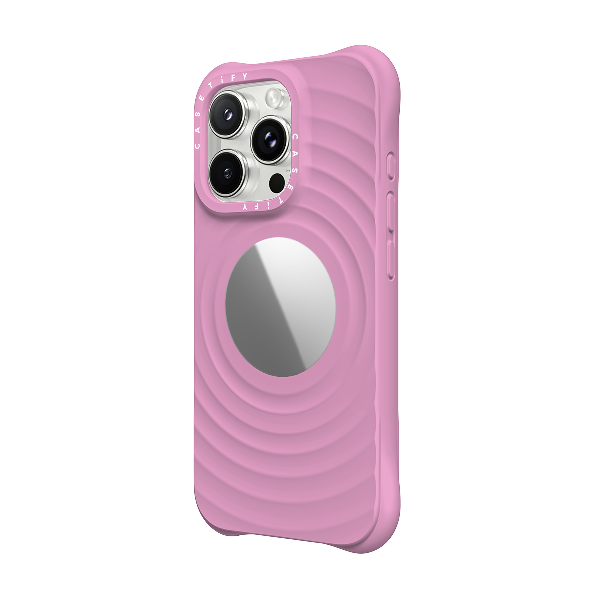 CASETiFY Magsafe The Ripple Mirror Case for iPhone 16 Pro Max / 16 Pro - Radish