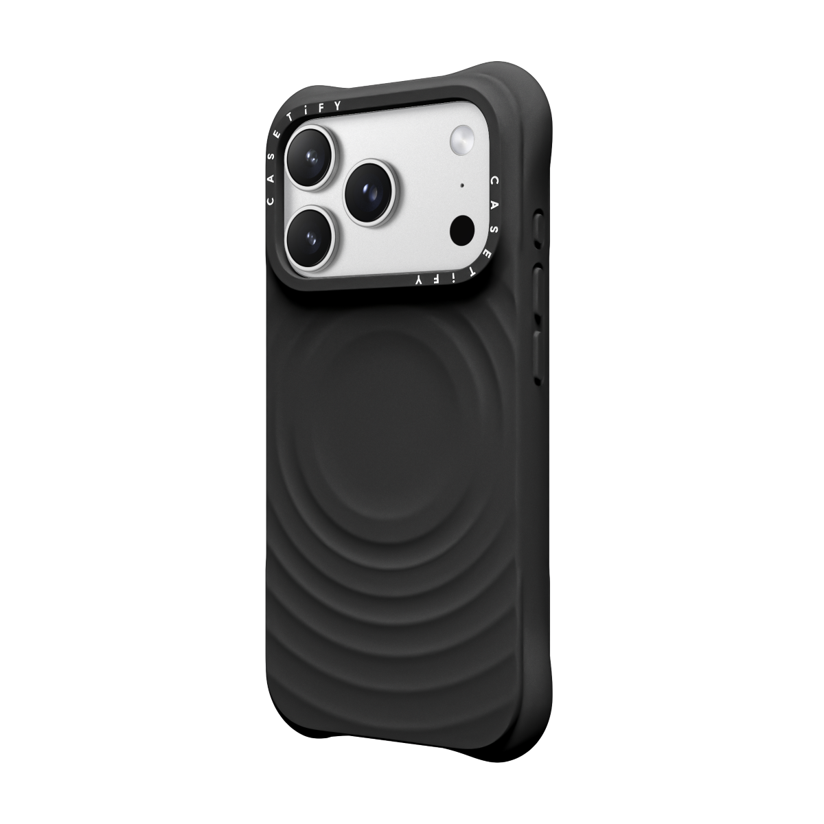 CASETiFY Magsafe The Ripple Case for iPhone 18 / 17 Series - The Black Case