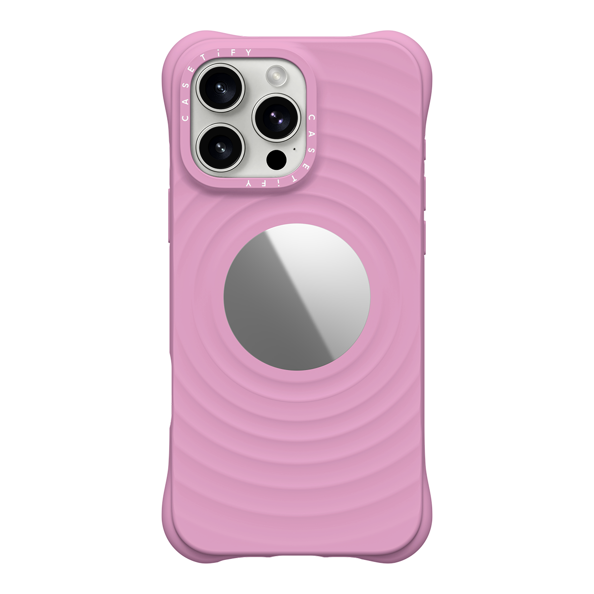 CASETiFY Magsafe The Ripple Mirror Case for iPhone 16 Pro Max / 16 Pro - Radish
