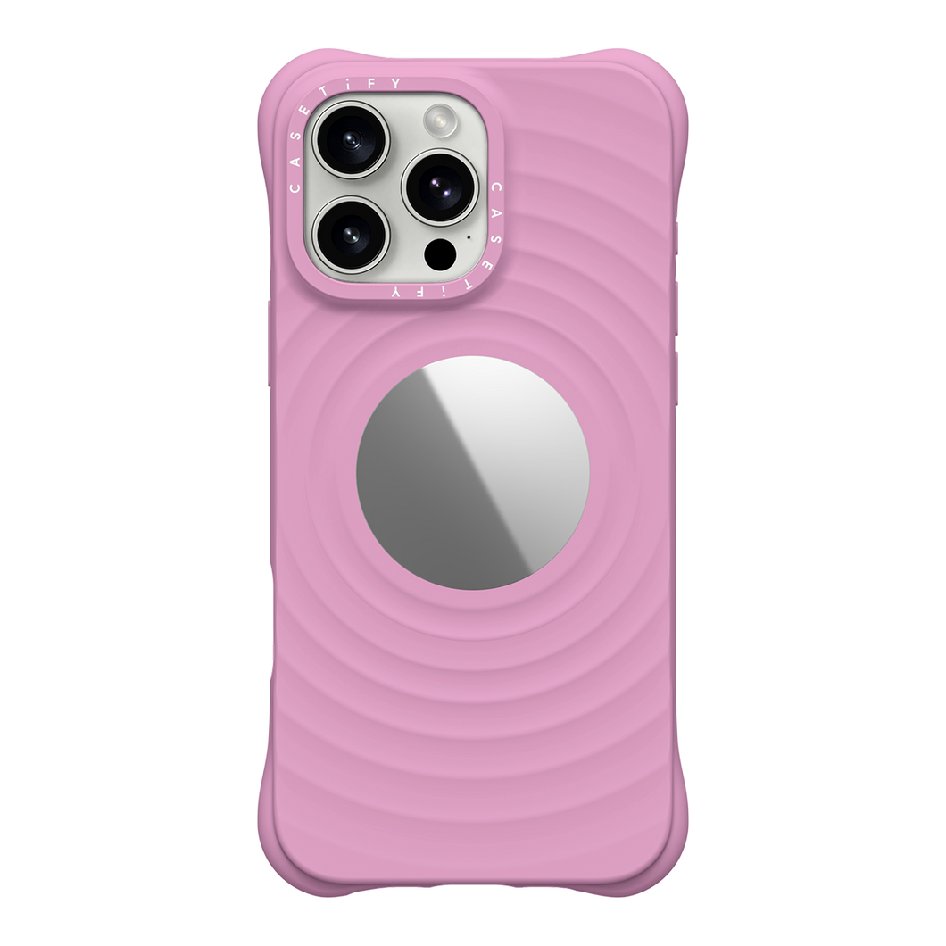 CASETiFY Magsafe The Ripple Mirror Case for iPhone 16 Pro Max / 16 Pro - Radish