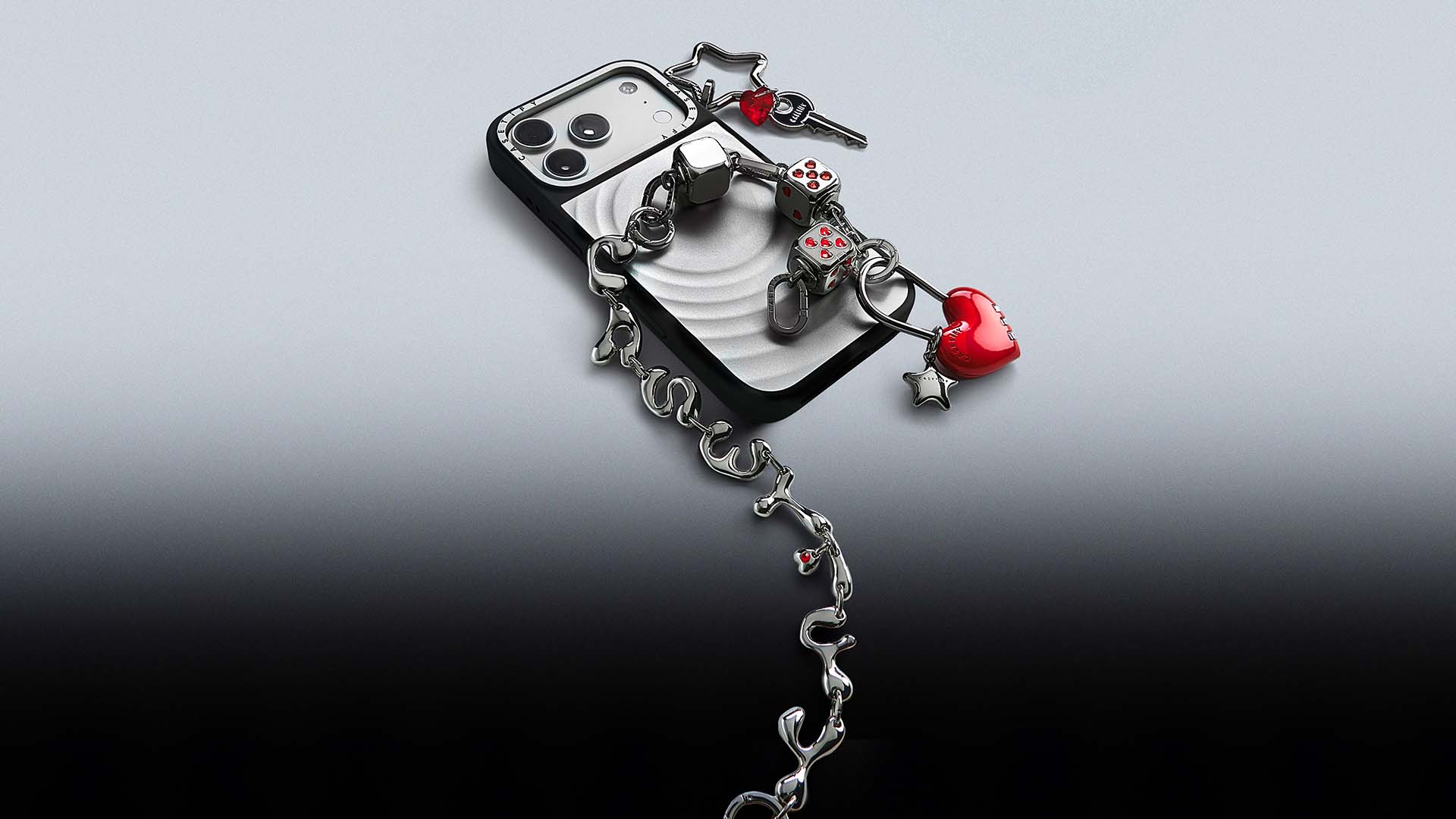 CASETiFY Magsafe Alloy Ripple Case for iPhone 17 Pro / 17 Pro Max - Si