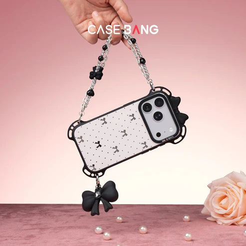 CASEBANG Phone Charm - Lovely Bow Black