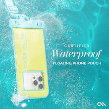 Load image into Gallery viewer, Case-Mate Waterproof Floating Phone Pouch - Citrus Splash Lime/Blue
