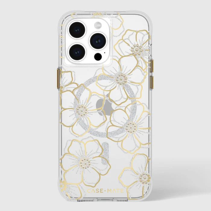 Case-Mate iPhone 16 Series Floral Gems MagSafe Case