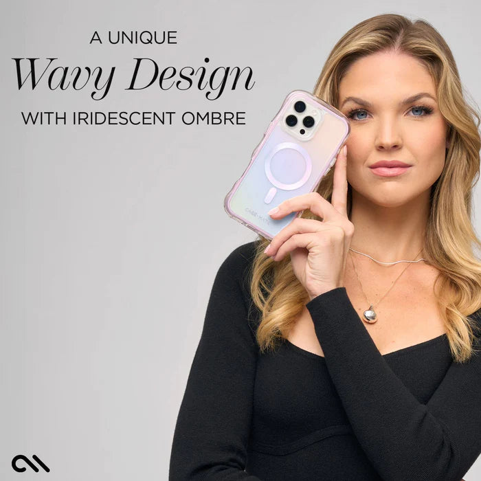 Case-Mate iPhone 16 Pro Max Wave MagSafe Case - Soap Bubble