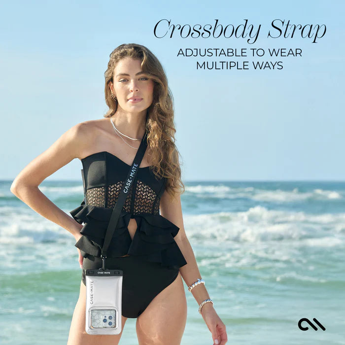 Case-Mate Waterproof Floating Phone Pouch - Silver Chrome