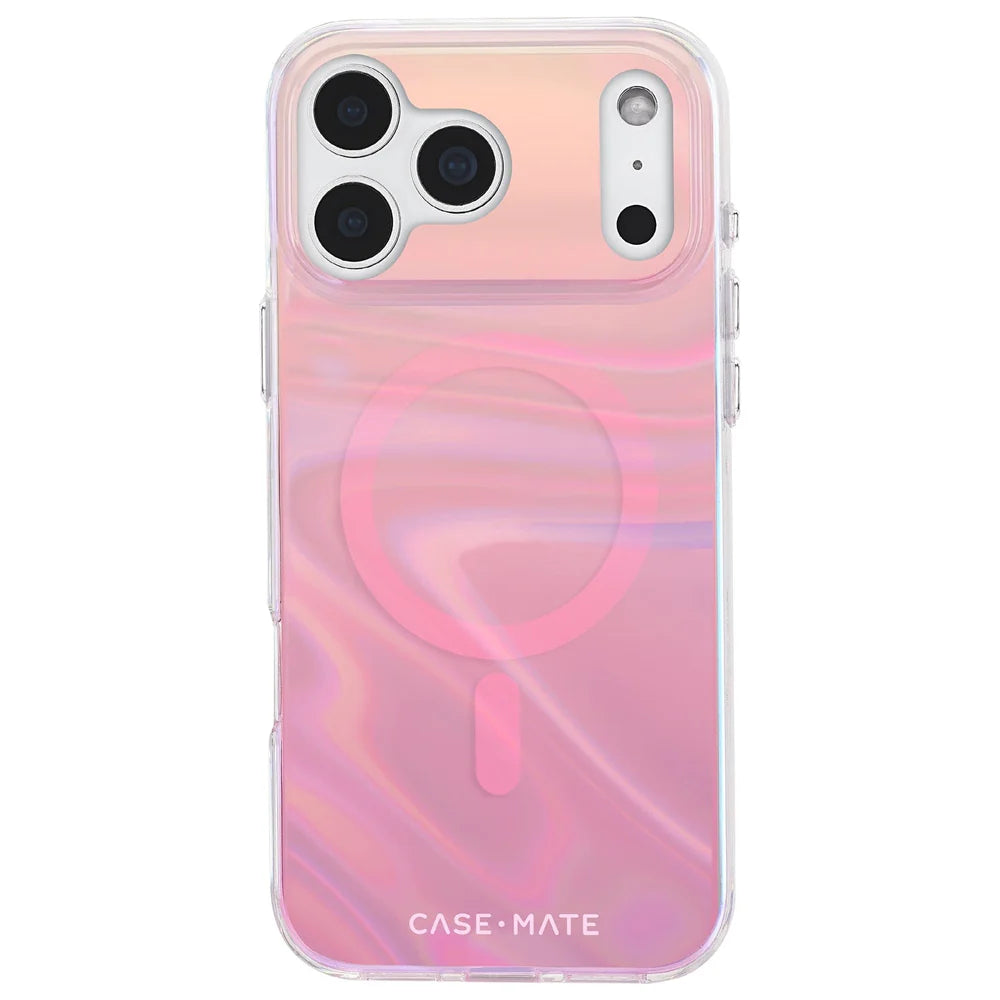 Case-Mate iPhone 17 Series Peach Bubble MagSafe Case