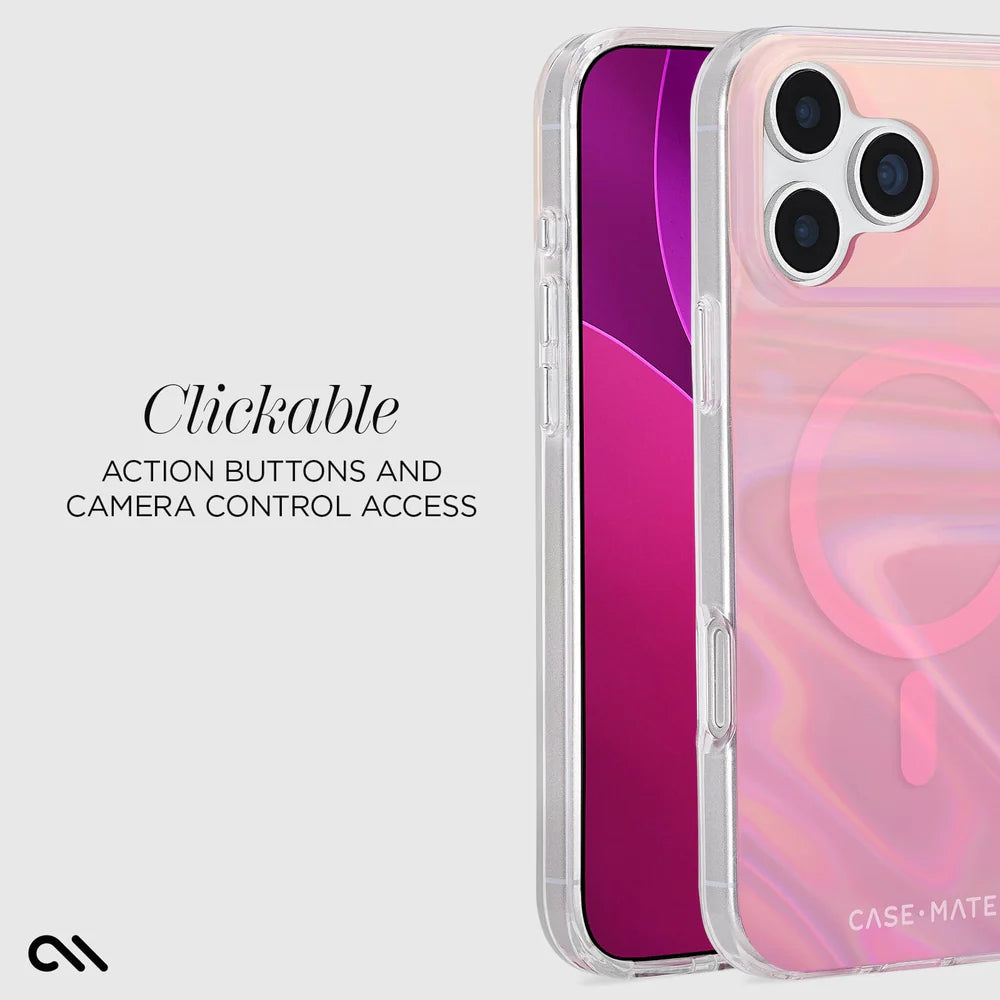 Case-Mate iPhone 17 Series Peach Bubble MagSafe Case
