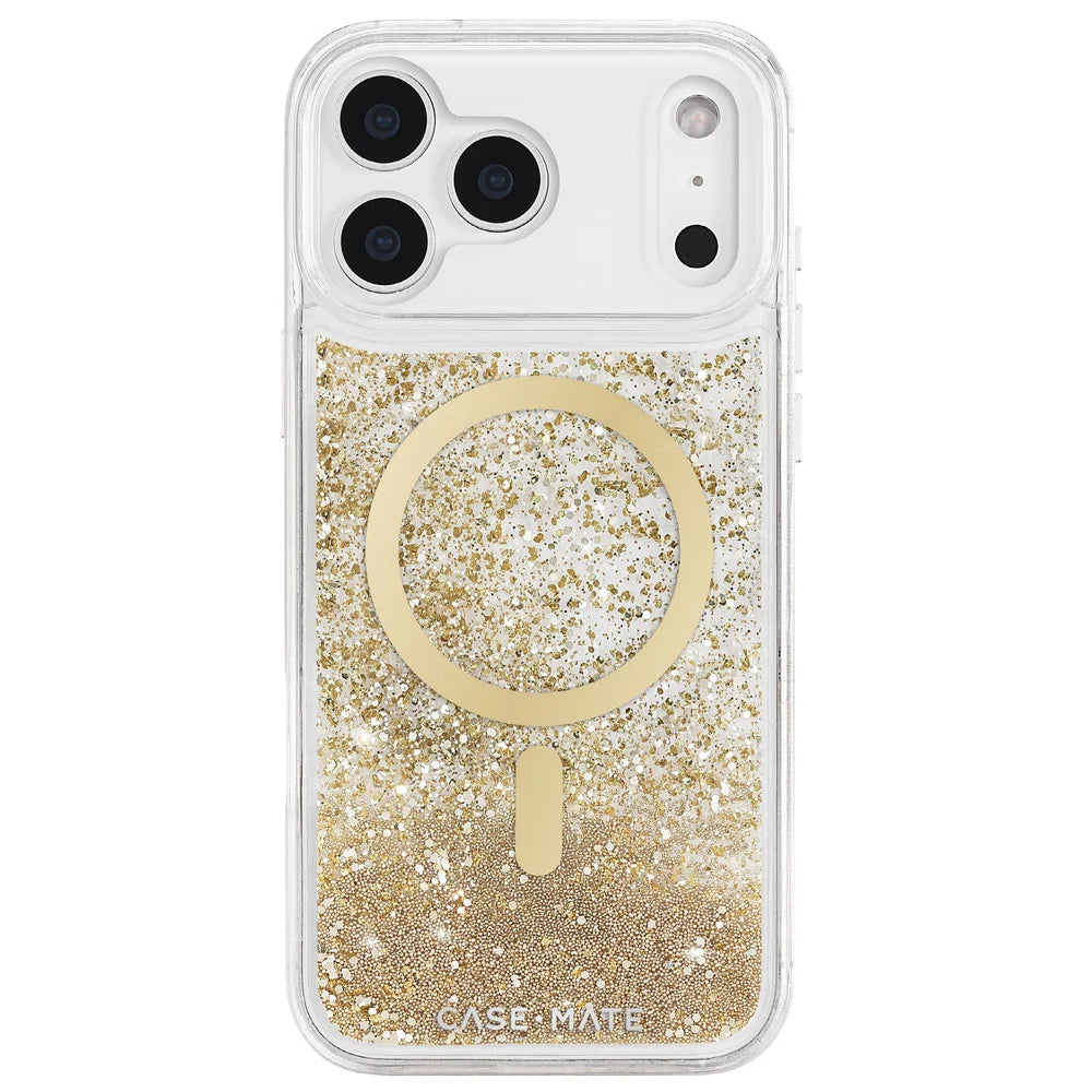 Case-Mate iPhone 17 Series Gold Waterfall MagSafe Case