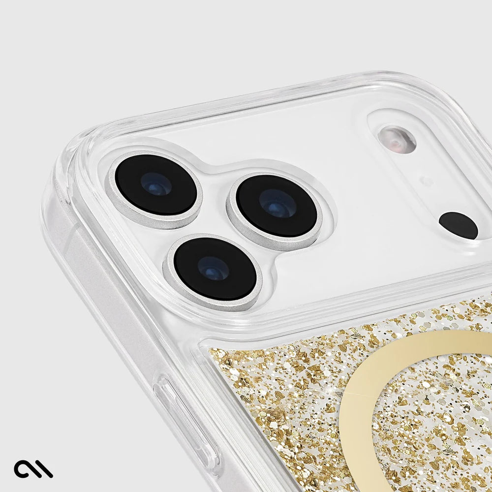 Case-Mate iPhone 17 Series Gold Waterfall MagSafe Case