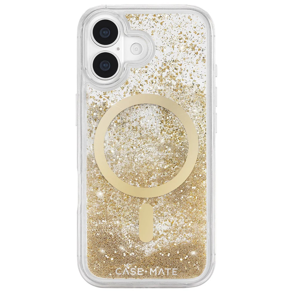 Case-Mate iPhone 17 Series Gold Waterfall MagSafe Case