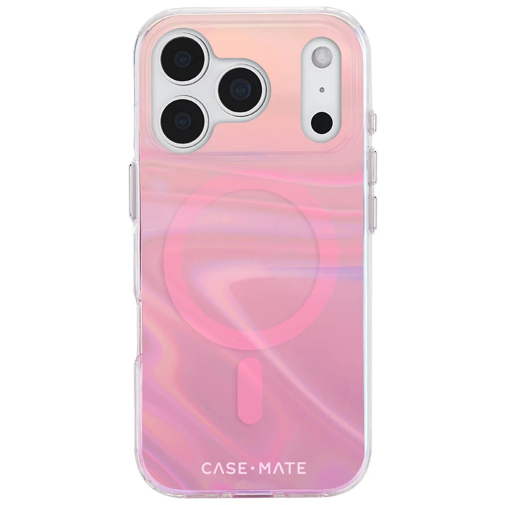 Case-Mate iPhone 17 Series Peach Bubble MagSafe Case