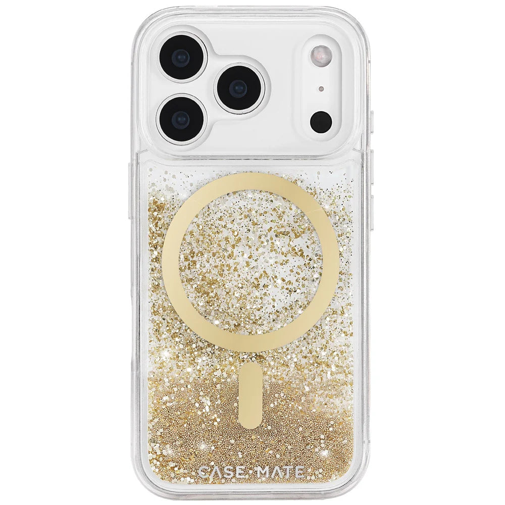 Case-Mate iPhone 17 Series Gold Waterfall MagSafe Case