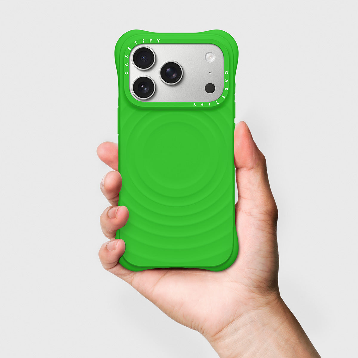 CASETiFY Magsafe The Ripple Case for iPhone 17 Series - Pulse Green