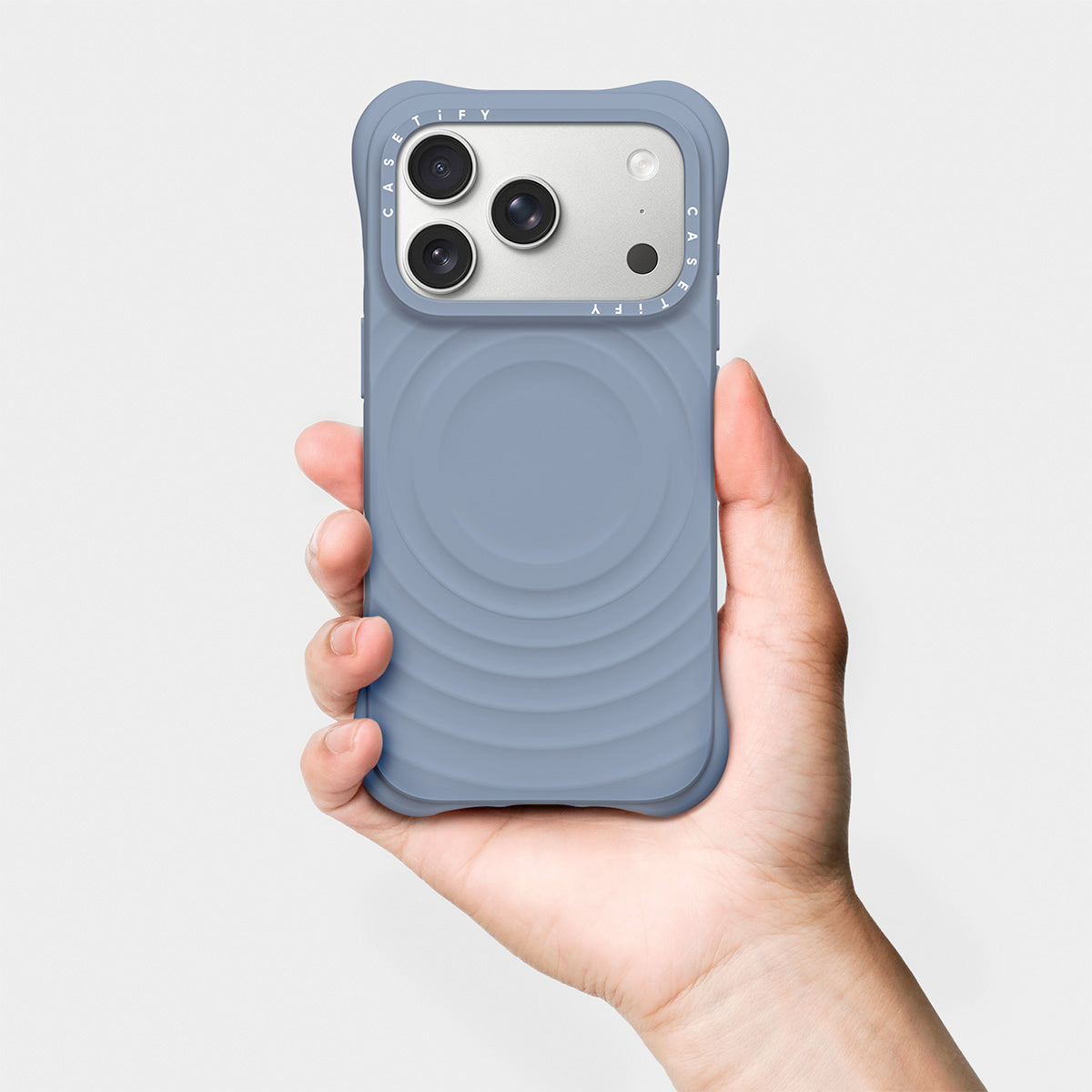 CASETiFY Magsafe The Ripple Case for iPhone 18 / 17 Series - Dusty Blue