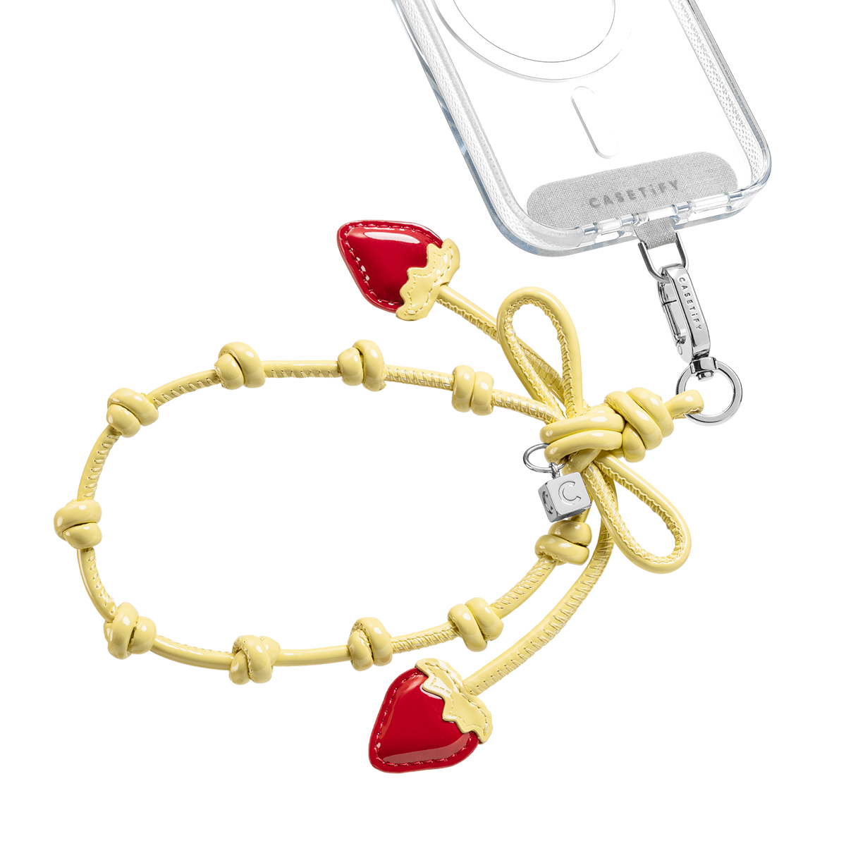 CASETiFY Bow Charm Wristlet
