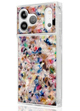 Load image into Gallery viewer, Flaunt iPhone 17 Pro Max SQUARE MagSafe Case - Rainbow Confetti Tortoise Shell
