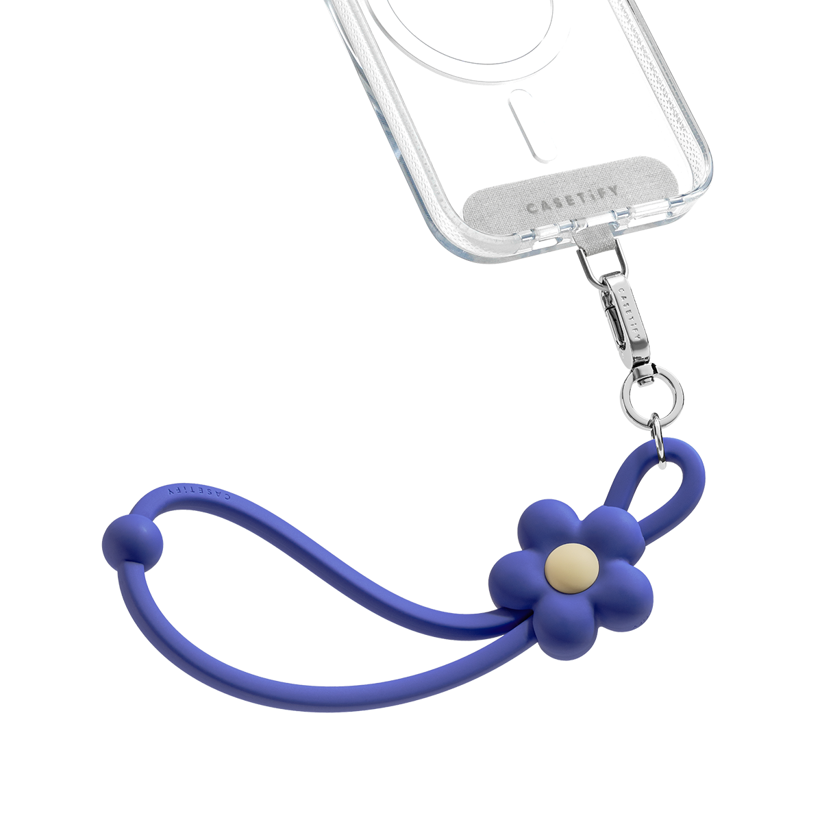 CASETiFY Adjustable Jelly Phone Wristlet - Flower Ultraviolet