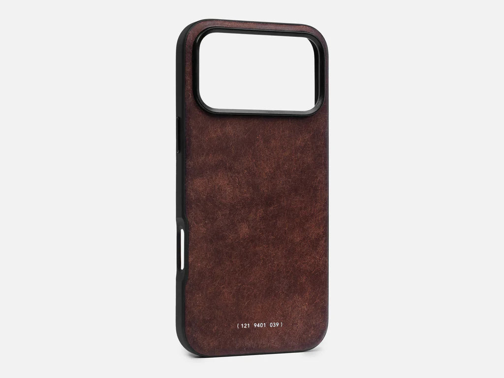 Grams(28) 121 MagSafe Leather Snowflake Case for iPhone 17 Pro Max