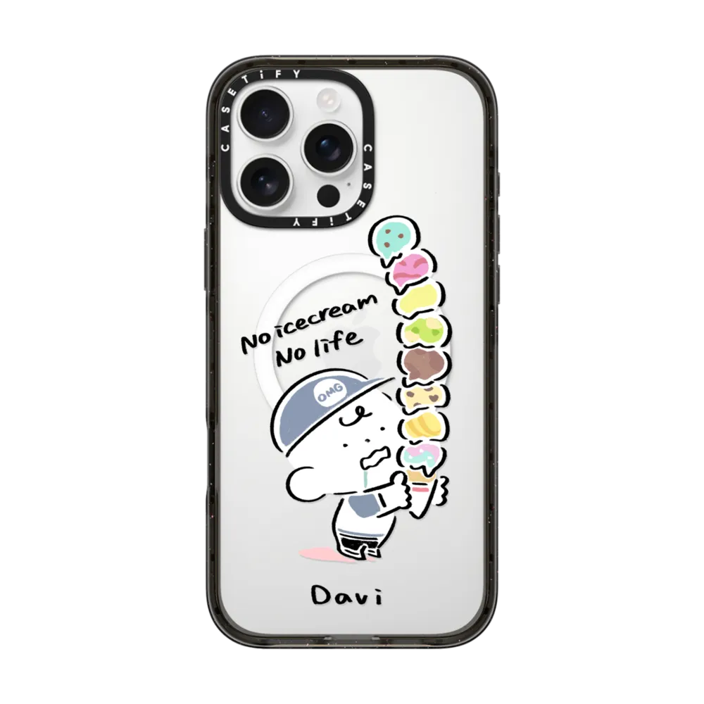 CASETiFY Magsafe Impact Case for iPhone 16 Pro - No Icecream No Life