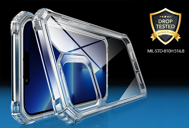 ESR iPhone 13 Pro Max Air Armor 360 Tough Case with Tempered Glass Set - Clear