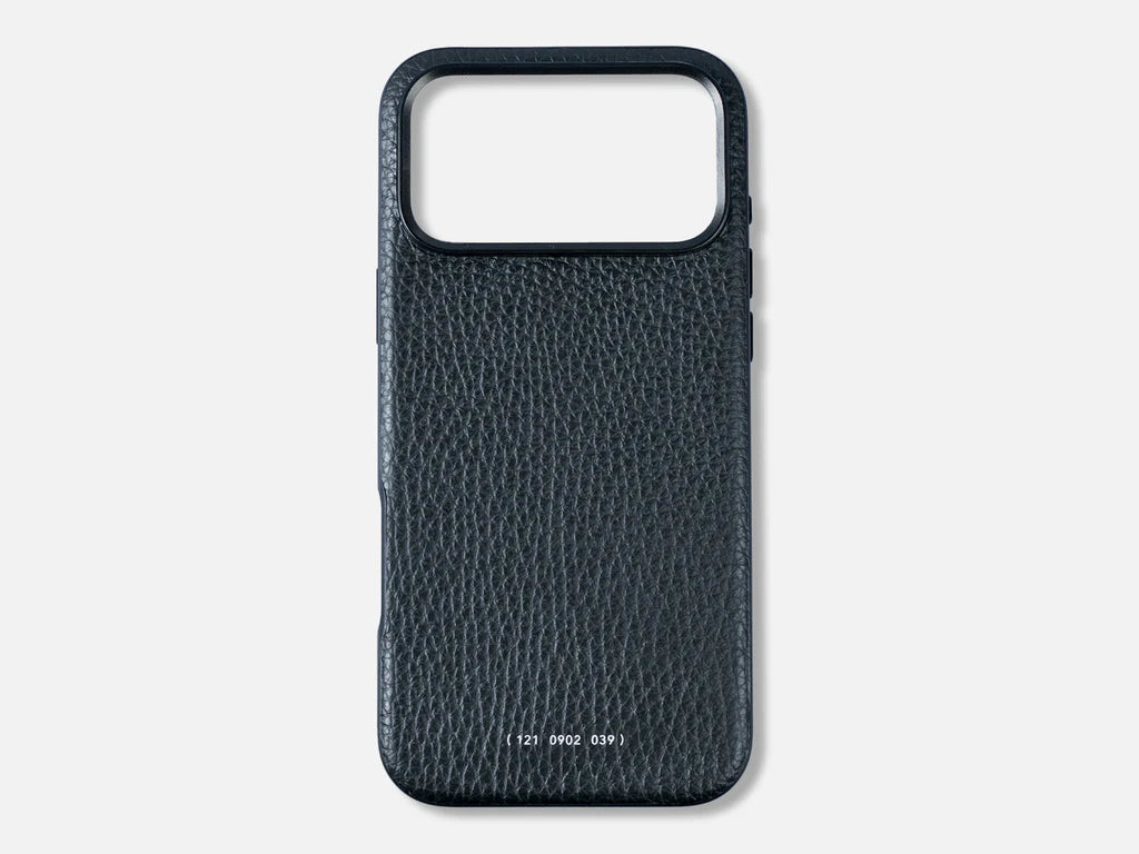 Grams(28) 121 MagSafe Leather Pebbled Case for iPhone 17 Pro Max
