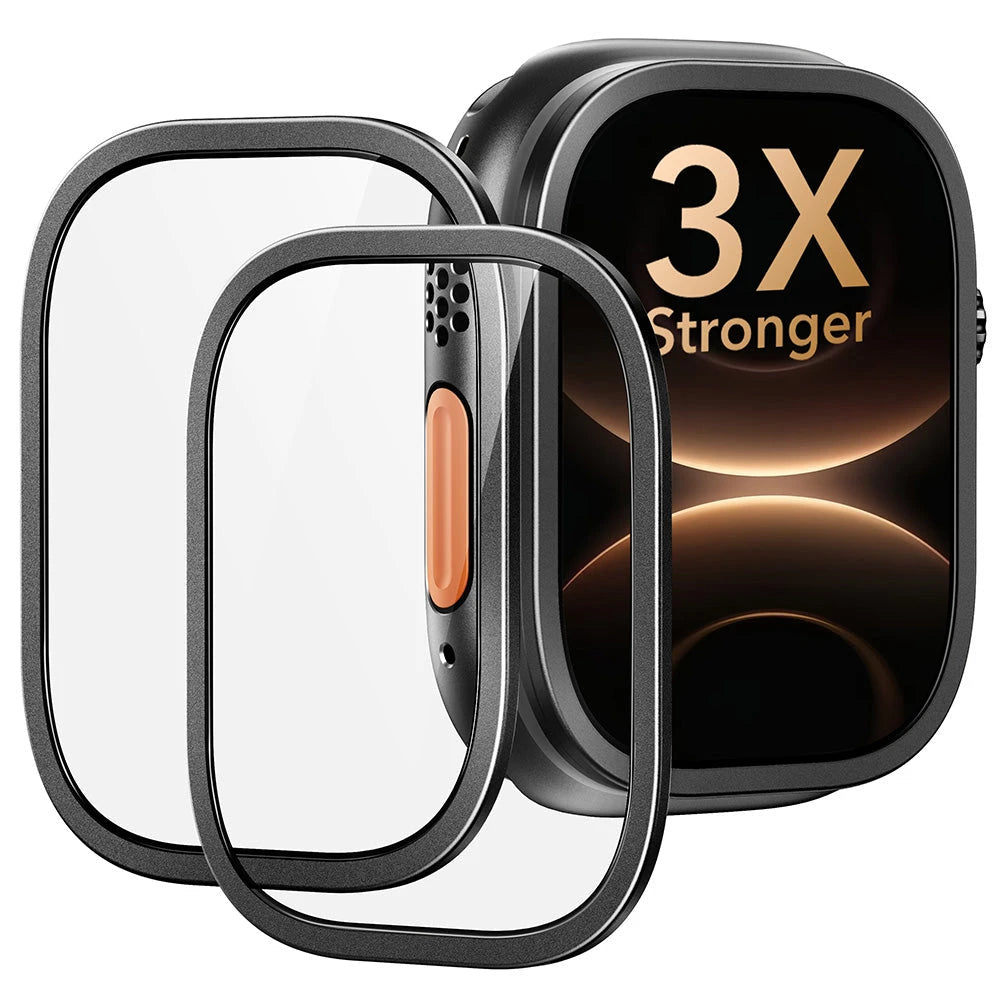 ESR Apple Watch Ultra 49mm Armorite® Pro Tempered Glass (2pcs Pack) - For Apple Watch Ultra 3/ Ultra 2/ Ultra (49mm)