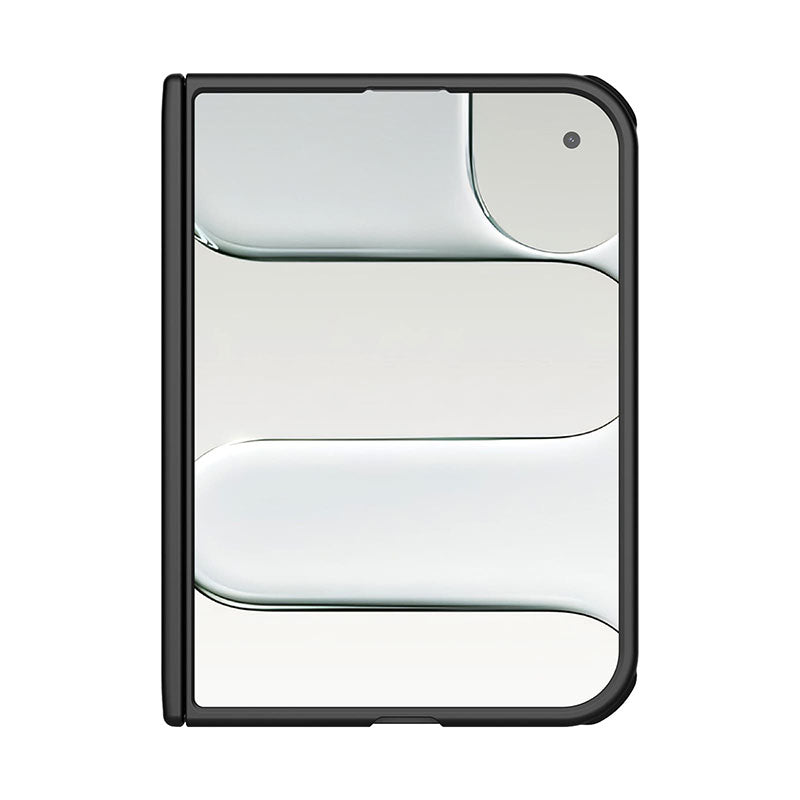 Nillkin iPhone Duo Super Frosted Shield Fold Magnetic Case - Black / Transparent Black