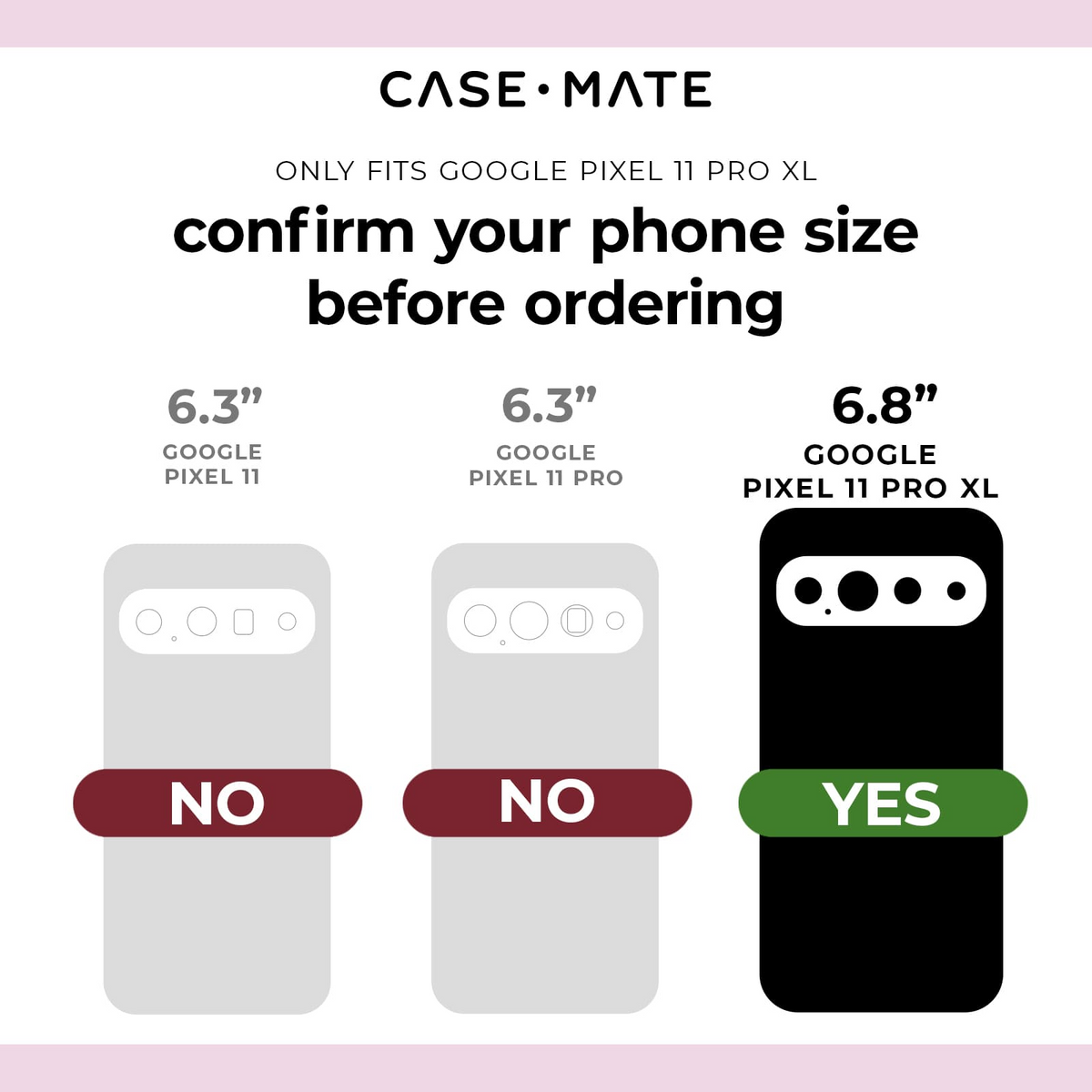 Case-Mate Google Pixel 11 Series - Glass Screen Protector - Clear | Google Pixel 11 / Pro / Pro XL
