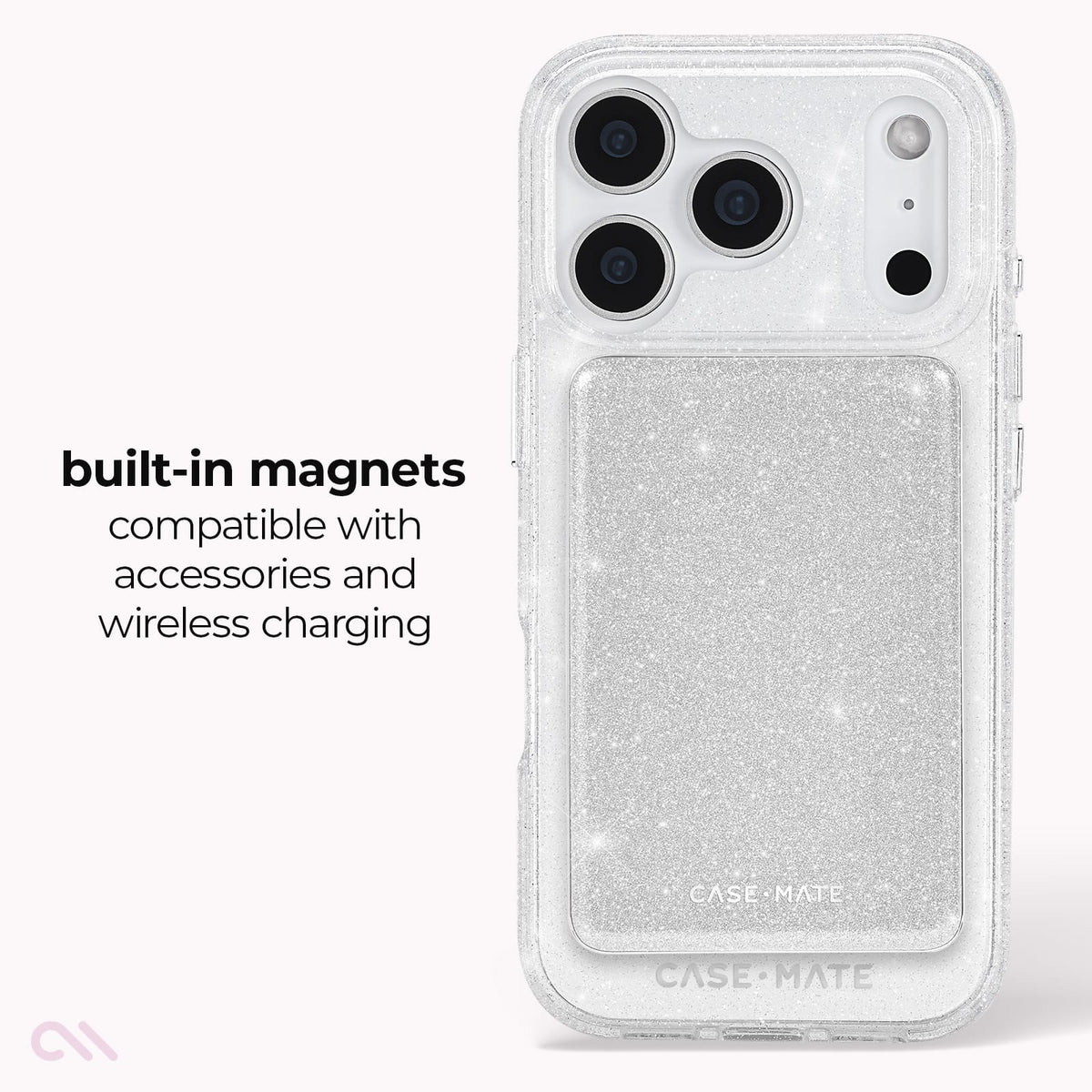 Case-Mate iPhone 18 / 17 Pro / Pro Max Twinkle MagSafe Case - Twilight Silver