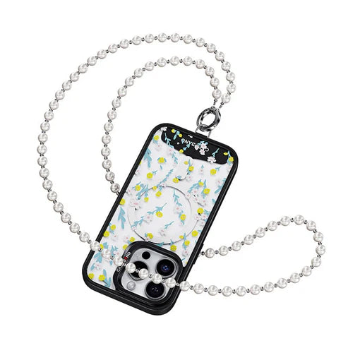 CASEBANG Cross Body Phone Charm - Pearl