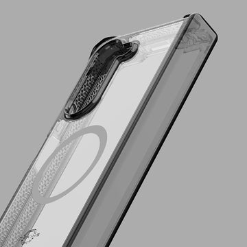 ITSKINS Z Fold 5 HYBRID R//Black HINGE Compatible with MagSafe