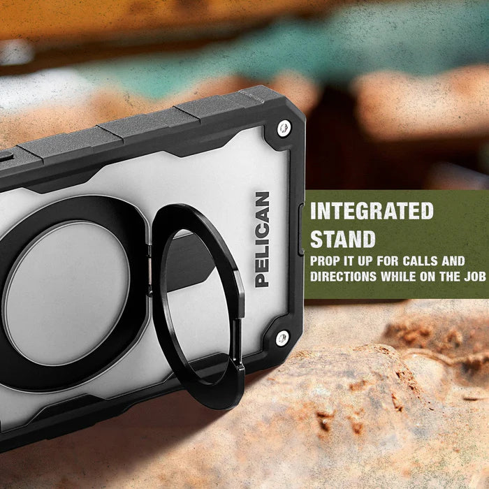 Pelican iPhone 17 Pro Max Shield MagSafe Case with Metal Kickstand