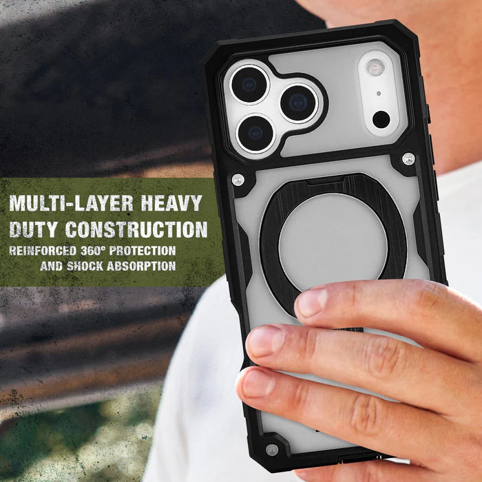 Pelican iPhone 17 Pro Max Shield MagSafe Case with Metal Kickstand