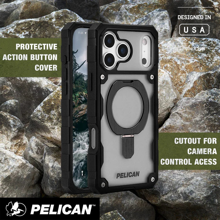 Pelican iPhone 17 Pro Max Shield MagSafe Case with Metal Kickstand