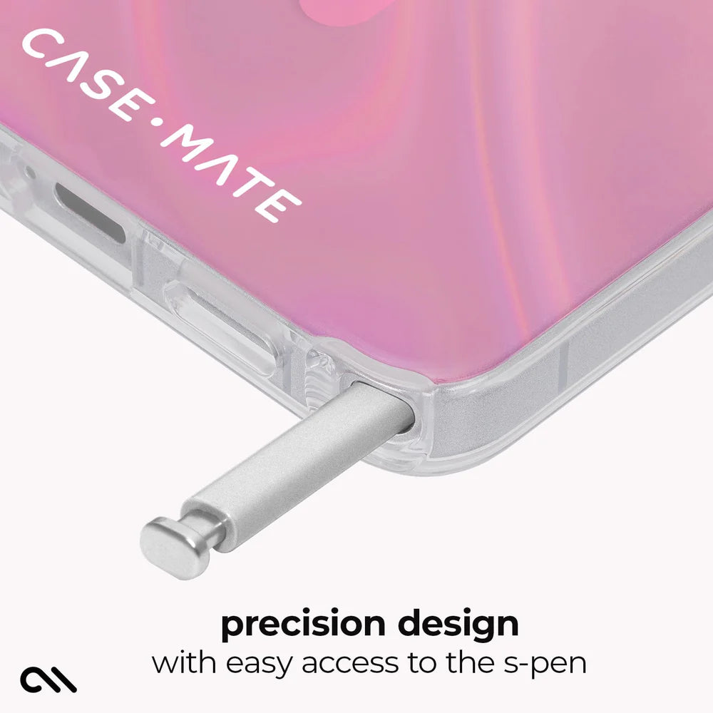 Case-Mate Samsung Galaxy S26 Series - Peach Bubble Magnetic Case (Iridescent)