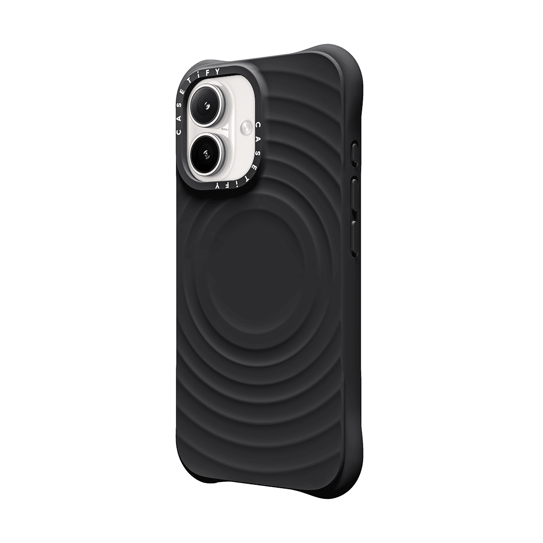 CASETiFY Magsafe The Ripple Case for iPhone 16 Plus - The Black Case