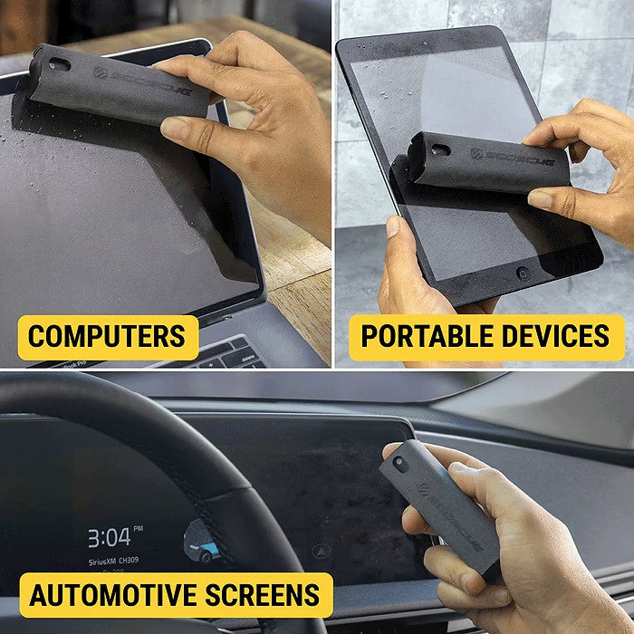Scosche 2-in-1 Screen Cleaning Portable Mister with Microfiber Bottle Wiper