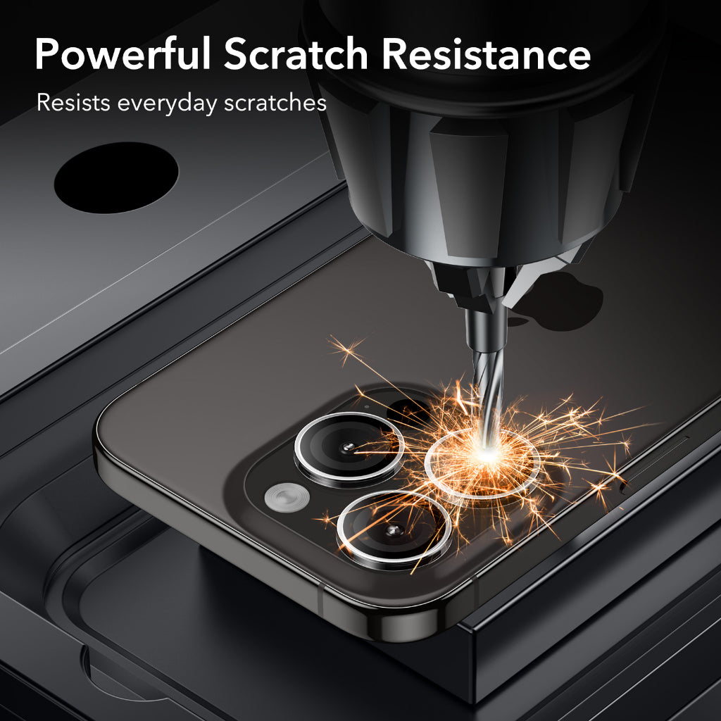 ESR iPhone 16 Pro/16 Pro Max Armorite Ultra-Tough Camera Lens Protector (Set of 3)