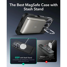 Load image into Gallery viewer, iPhone 16 Series Cyber Armor Case with Stash Stand (HaloLock)
