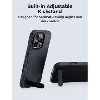 AUKEY PC-UG20 UrbanGuard Elite Magnetic Hard-Shell Case with Kickstand for iPhone 16 / 16 Plus / 16 Pro / 16 Pro Max