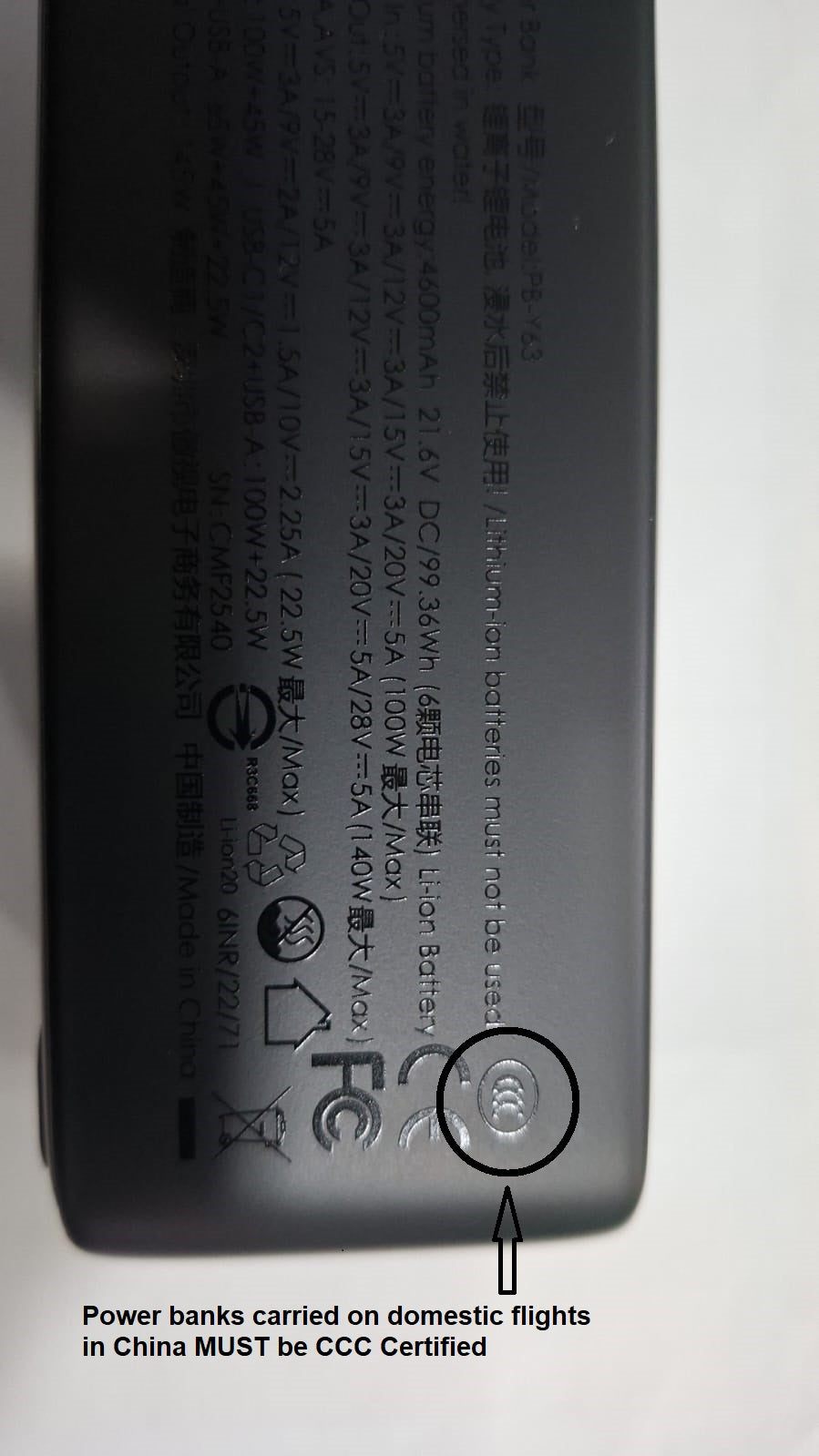 [CCC Certified] Aukey PB-Y63 Spark Mega 27600mAh 140W PD Ultra-Fast Charging Laptop Power Bank