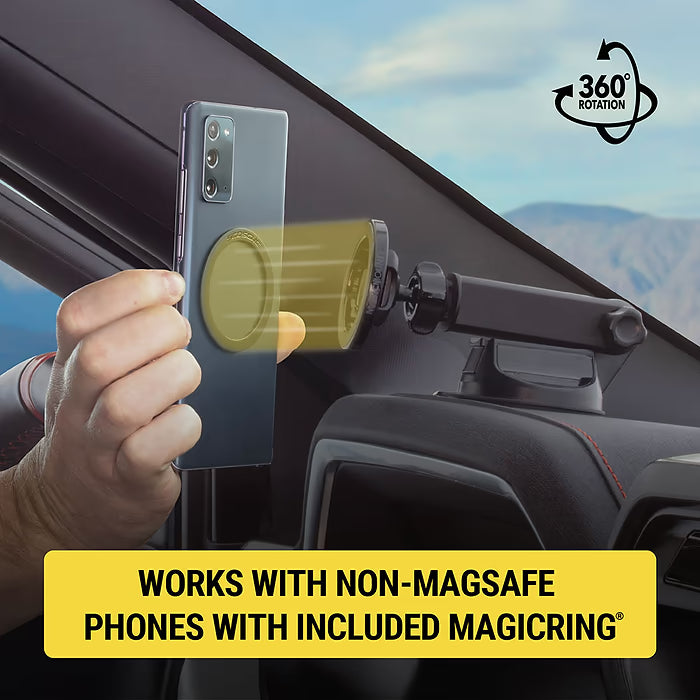 Scosche MagicMount MS Flip Window/Dash - Extended Arm Magnetic Phone Mount