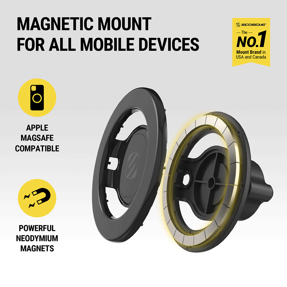 Scosche MagicMount Select MS Dash/Vent MagSafe Magnetic Phone Mount