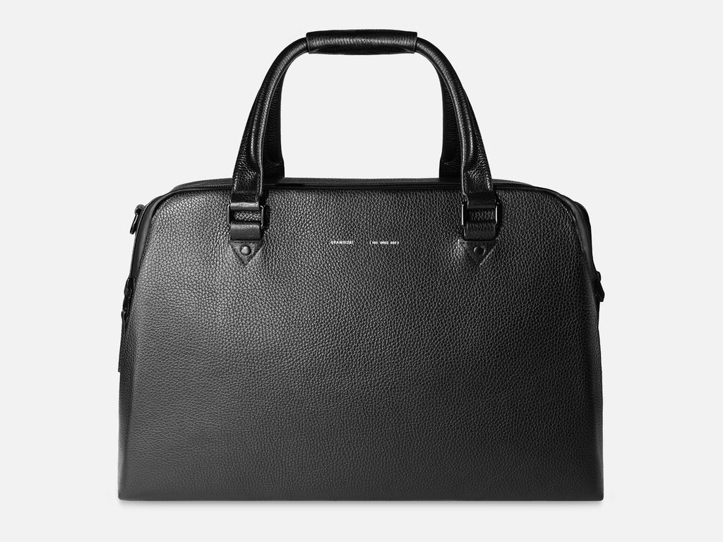 Grams(28) 181 Voyager Duffle Bag - Pebbled Black