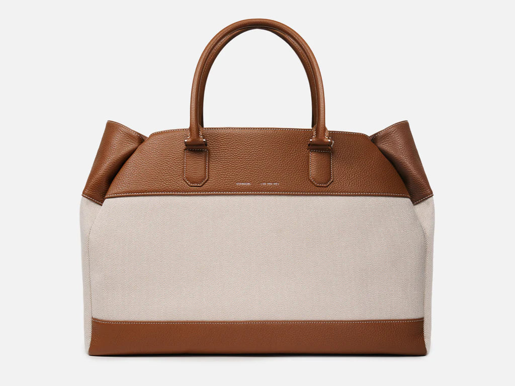 Grams(28) 184 Weekender Tote Bag Canvas Version - Pebbled Lion x La Siesta
