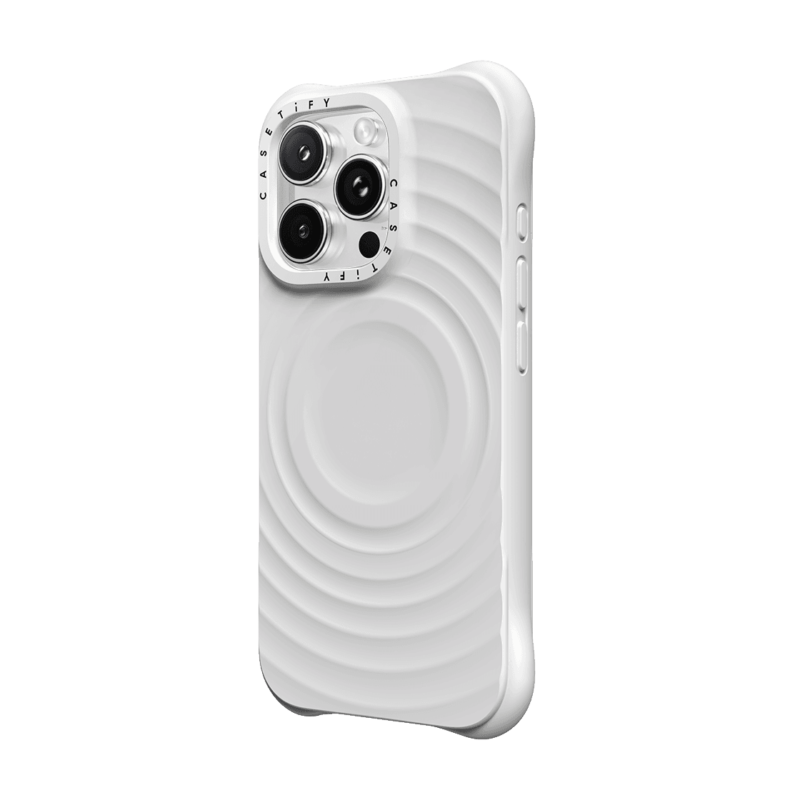 CASETiFY Magsafe The Ripple Case for iPhone 16 Pro - The White Case