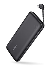 Load image into Gallery viewer, Aukey PB-N73/PB-N73S/PB-N73C Ultra Thin Portable Charger 10000mAH 3-Port USB C PD 12W / 18W Fast Charge Power Bank
