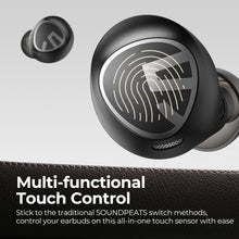 Load image into Gallery viewer, SoundPEATS Free 2 Classic True Wireless Earbuds with 6mm Driver, Strong Bass, 30H Playtime &amp; IPX5 Waterproof
