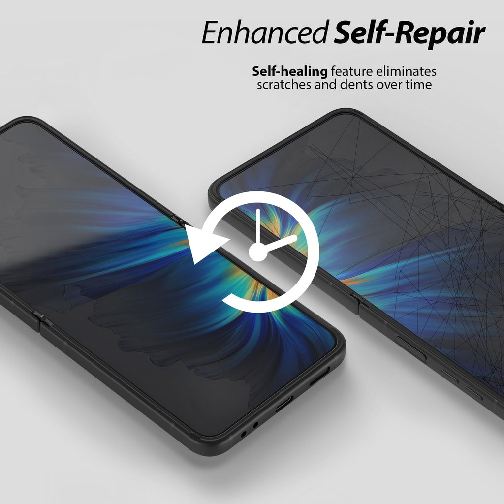 Whitestone Dome Premium Film Samsung Galaxy Z Flip 4 TPU Film Screen Protector with Hinge Cover Film